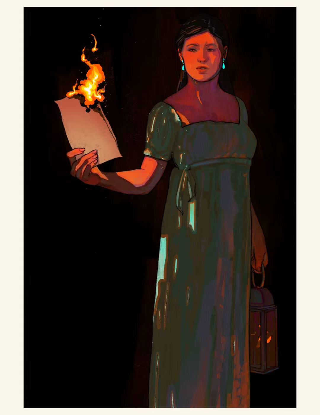 【Limited Copy】Poster: “BURN” – Hamilton (Musical)